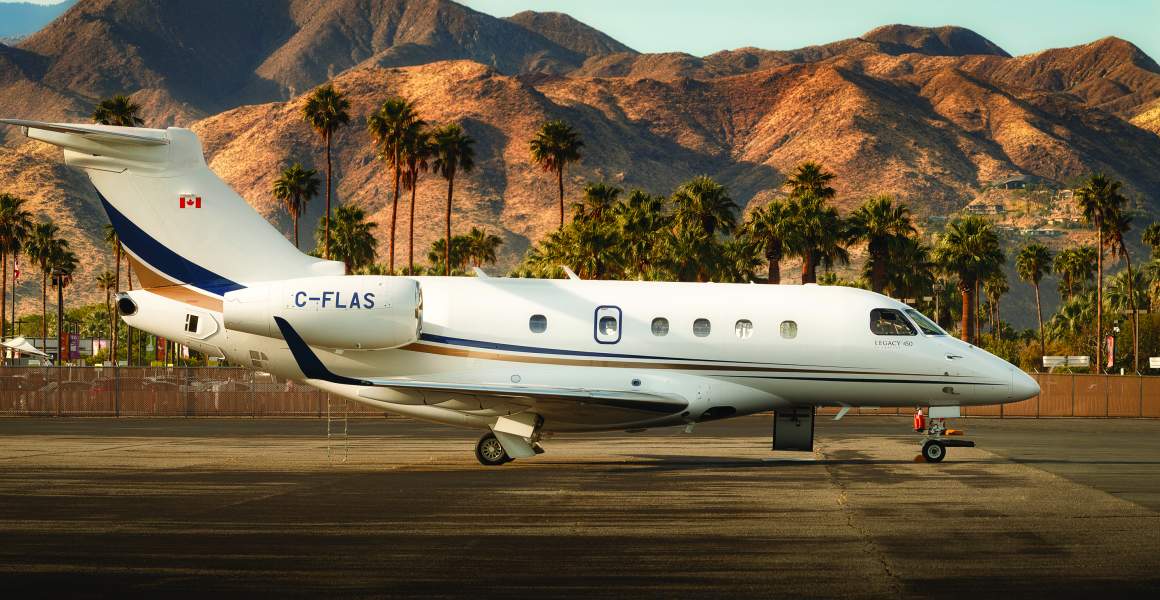 AirSprint Legacy 450 in Palm Springs