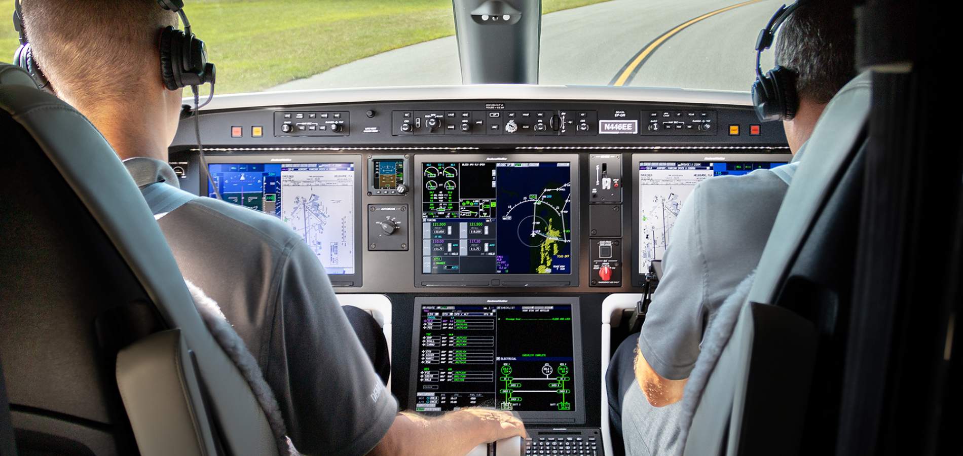 AirSprint Legacy 450 cockpit view