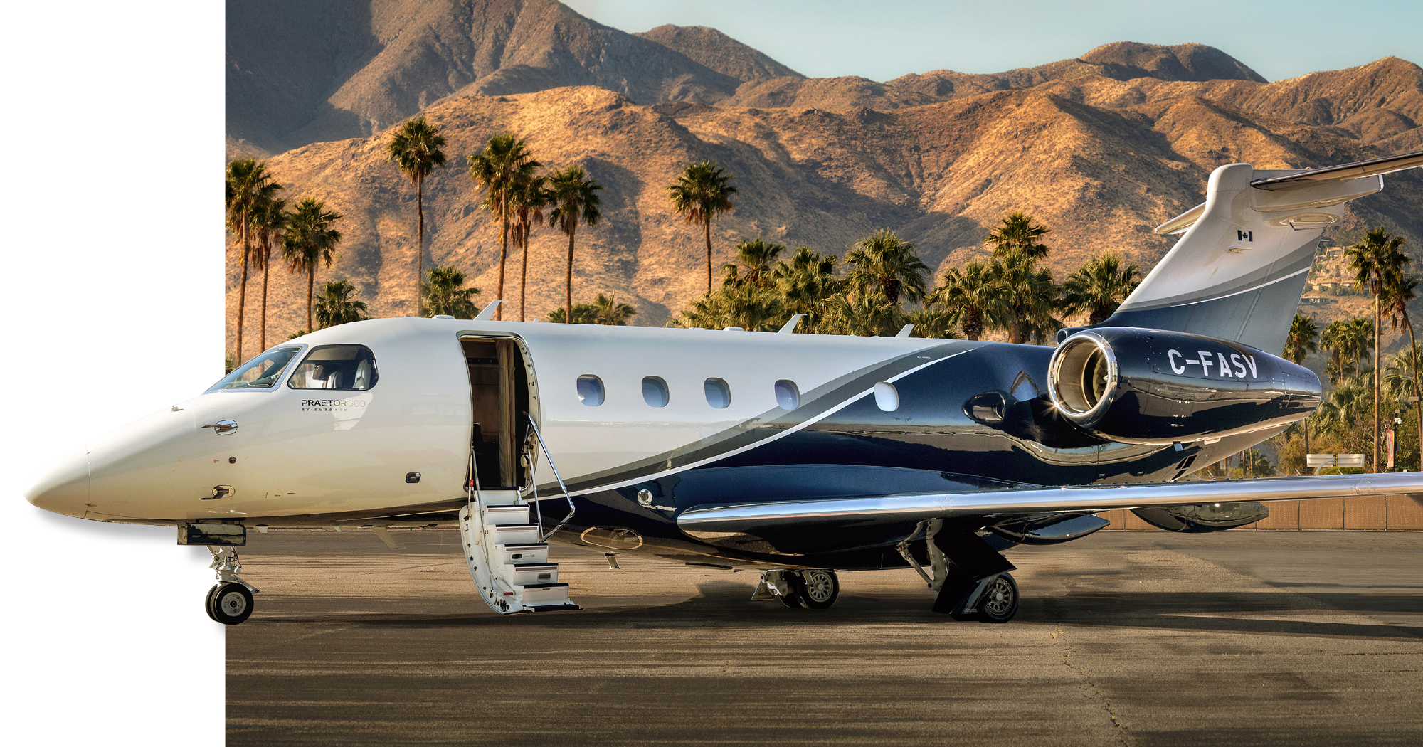 AirSprint | Embraer Praetor 500 |  Palm Springs International Airport (KPSP)