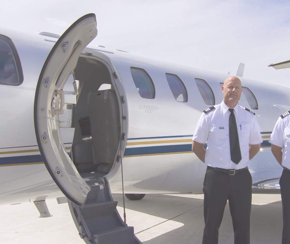 AirSprint staff awaiting passengers