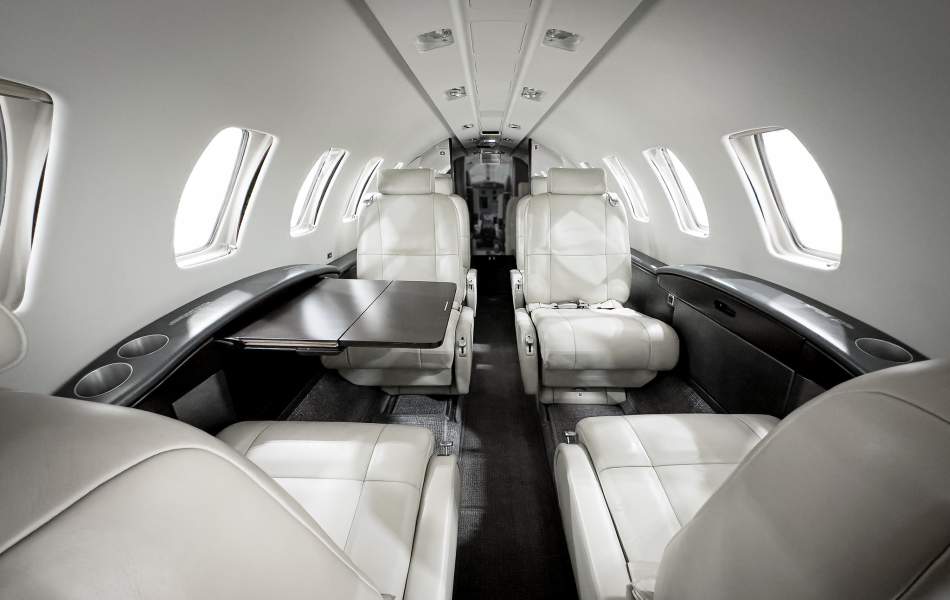 Citation CJ2+ | Cabin Interior - Intérieur de la cabine | St. John's, NB