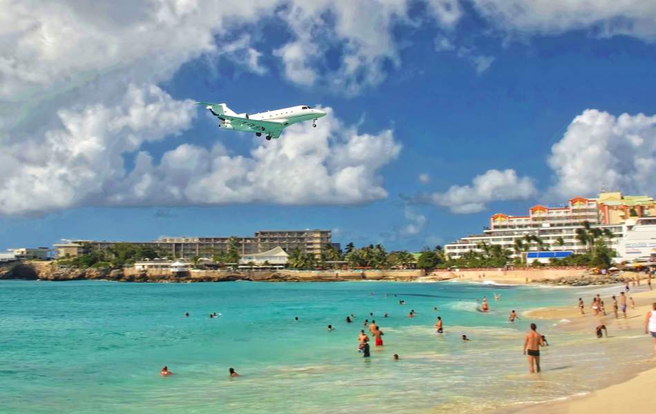 Legacy 450 | Wings over Maho Beach - Ailes sur Maho Beach | St. Marteen