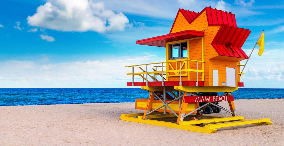 Lifeguard at Miami Beach, Florida | AirSprint Private Aviation