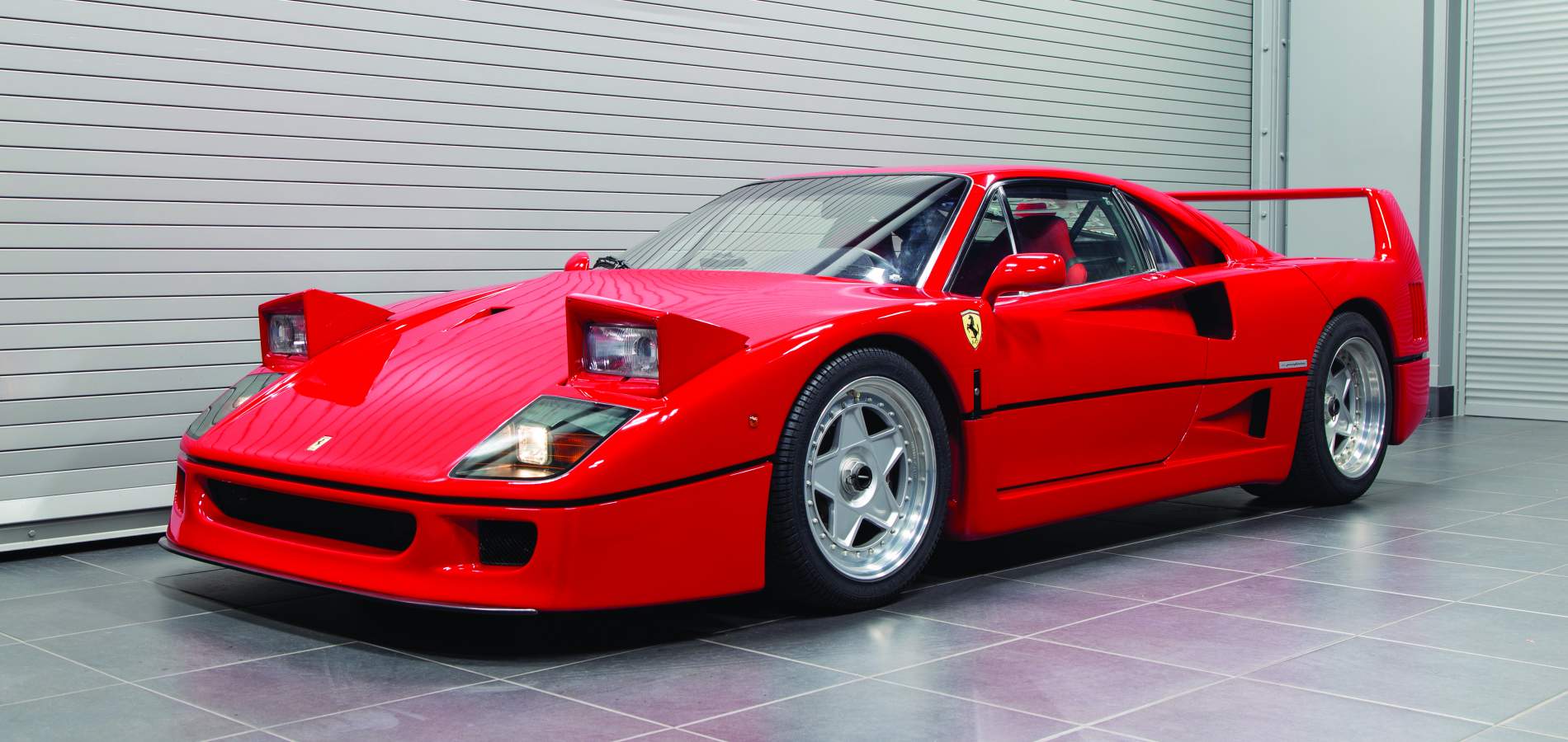 Euro-Spec Ferrari F40, valued approx. $1.5-$2.2M USD.