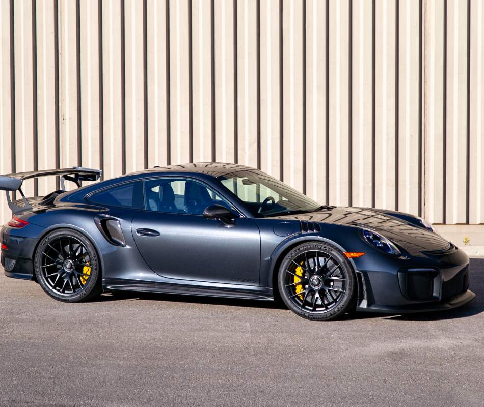 2018 Porsche 911 GT2 RS Weissach Package with Magnesium Wheels.