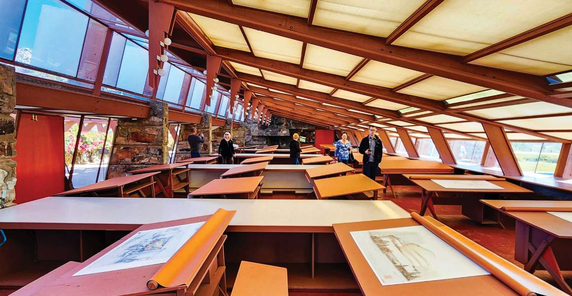 The Drafting Room at Taliesin West