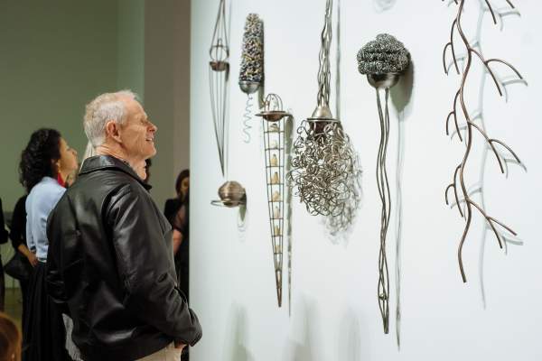 Installation by Canadian sculptor Katie Ohe, one of the first artists to make abstract sculpture in Alberta.