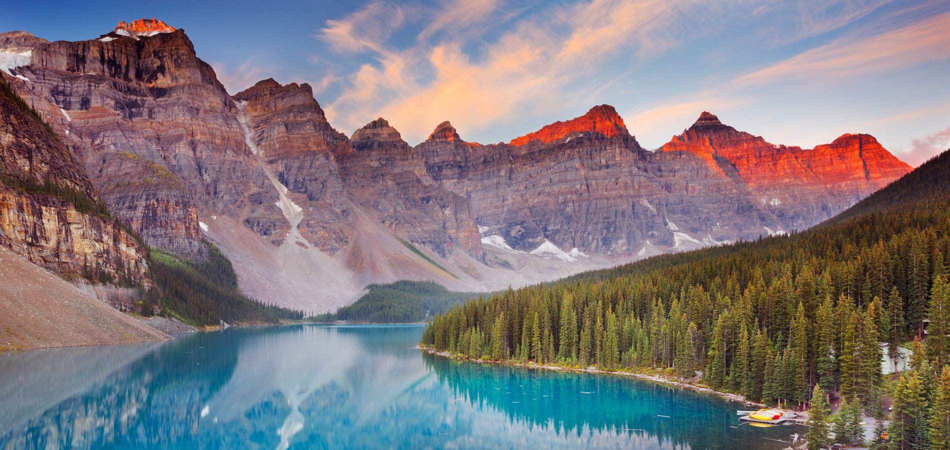 Beautiful Mountainscape in Banff Alberta