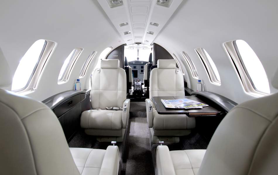 AirSprint Citation CJ2+ Cabin Interior